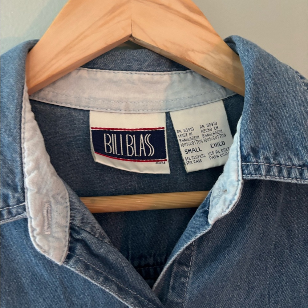 Vintage Bill Blass Denim Shirt
